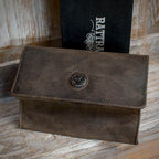 Rattray's Peat Leather Pipe Tobacco Pouch - Large Stand Up 3