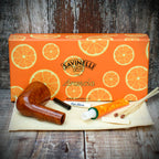 Savinelli Arancia Smooth Brown 409 - 6mm Briar Pipe