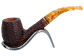 Savinelli Miele Rusticata Brownblast 670 - 6mm Briar Pipe