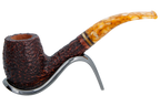 Savinelli Miele Rusticata Brownblast 670 - 6mm Briar Pipe