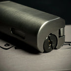 Vector Caliper Single Jet Flame Cigar Lighter With Punch Cutter - Gunmetal
