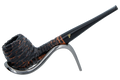 Peterson of Dublin Aran Rusticated Briar Smoking Pipe - Shape No.86