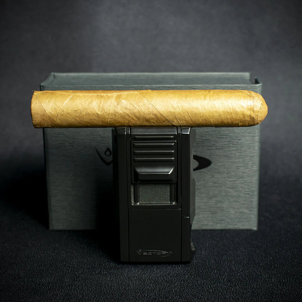 Vector Thor Single Flame with V-cutter - Black Matte