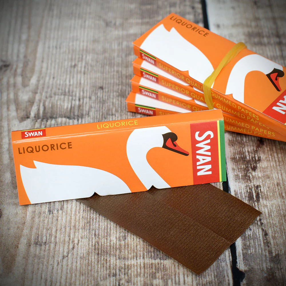 Swan Rolling Papers Regular Liquorice - 5 Packs