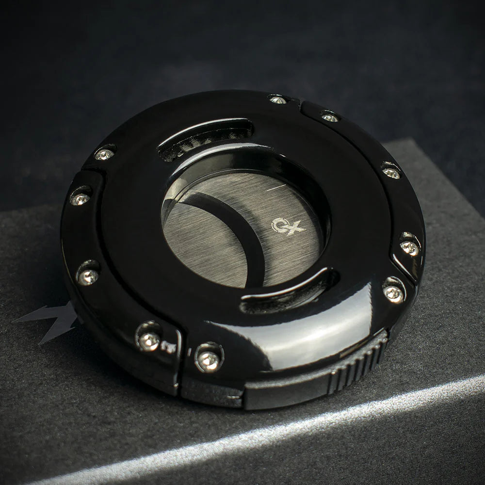 Xikar XO Black on Black Double Blade Guillotine Cigar Cutter