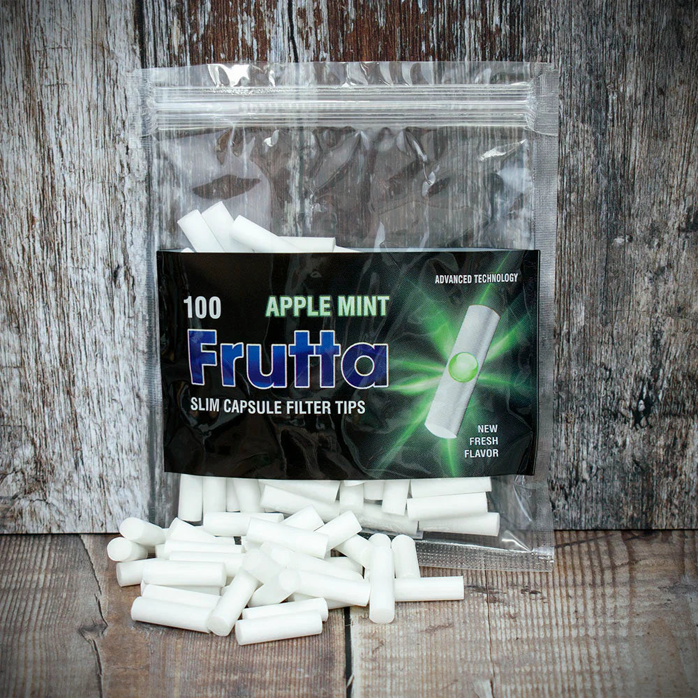 Frutta Apple Mint Capsule Filter Tips - Bag 100 Filters