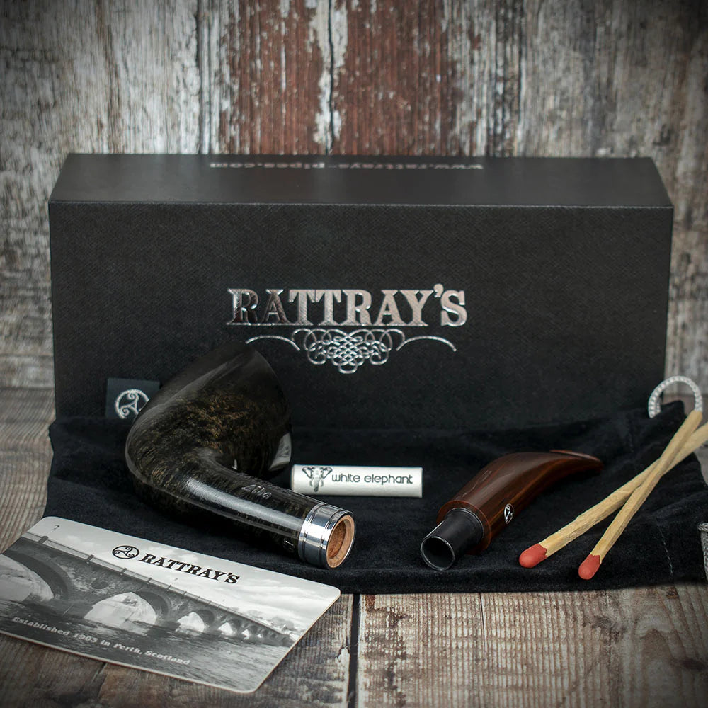 Rattray's Alba Briar Smoking Pipe - Shape No 67