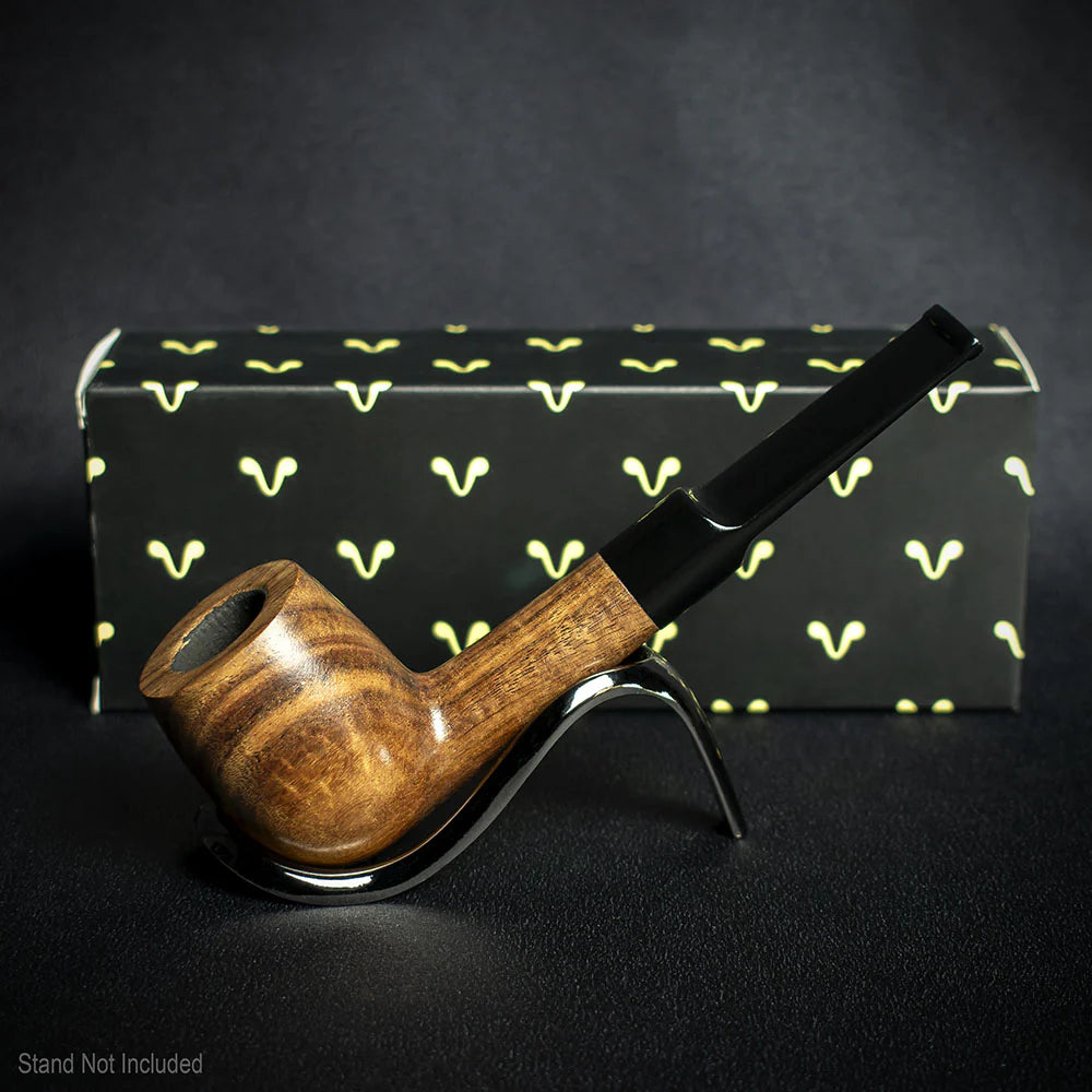 Smoke-King 9mm Cashew Wood Budget Pipe - Straight Billiard