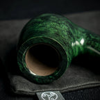 Rattray's Lowland 63 Green Smooth Bent 9mm Pipe