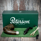 Peterson of Dublin Sherlock Holmes Briar Smoking Pipe - Dark Series Rathbone