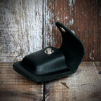 Zippo Lighter Pouch With Belt Clip - Black Leather