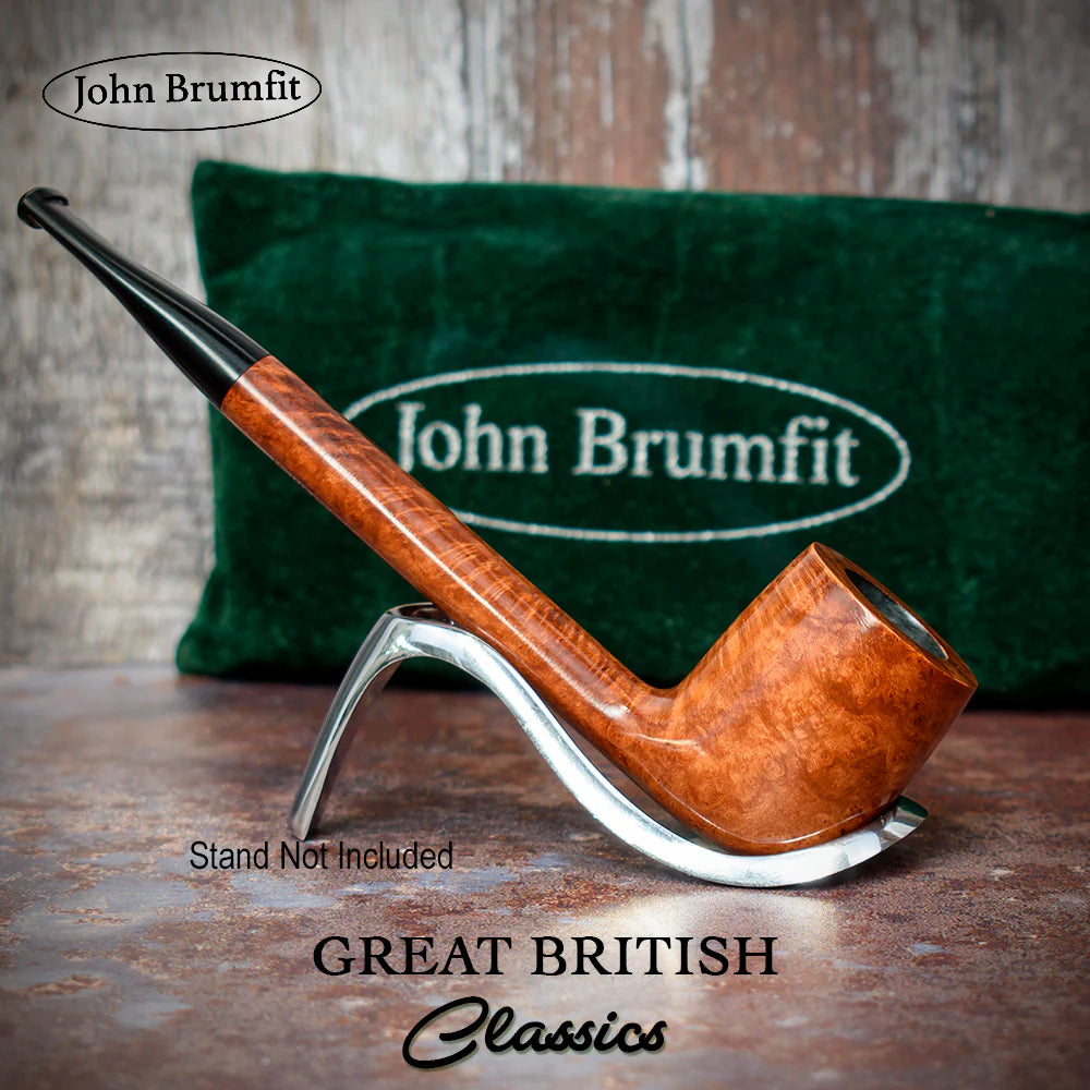 John Brumfit Great British Classics Briar Smoking Pipe - Canadian