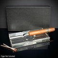 Rectangular Crystal Cigar Ashtray - 2 Cigar Rests