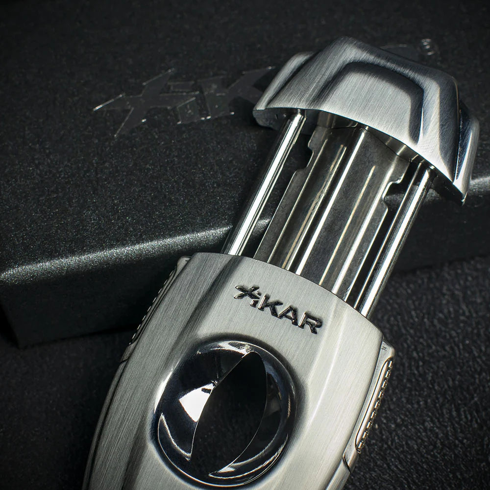 Xikar VX2 Brushed Chrome Cigar V Cutter