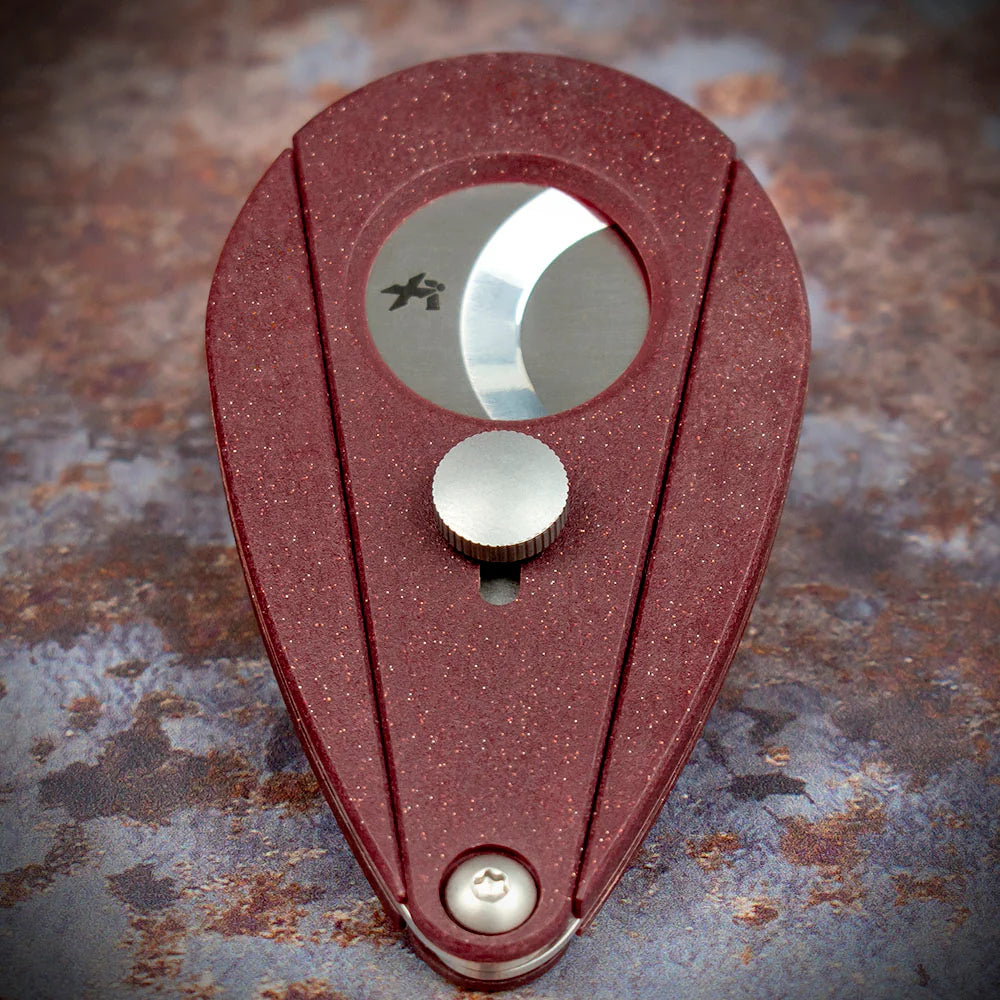 Xikar Xi-2 Bloodstone Red Fibreglass 200RD Double Blade Guillotine Cigar Cutter