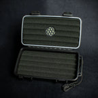 Sikarlan Crushproof Travel Humidor - 5 Cigars Black