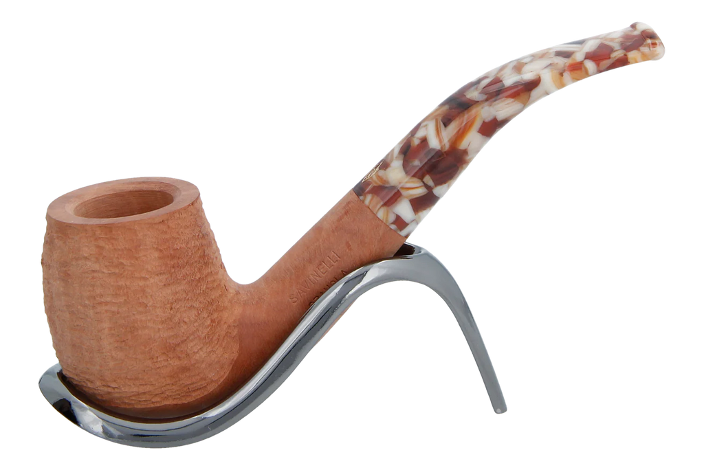 Savinelli Granola Rusticated 601 - 6mm Briar Pipe