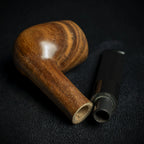 Smoke-King 9mm Cashew Wood Budget Pipe - Straight Billiard