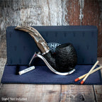 Savinelli Morellina Rustic Black 614R - 6mm Briar Pipe
