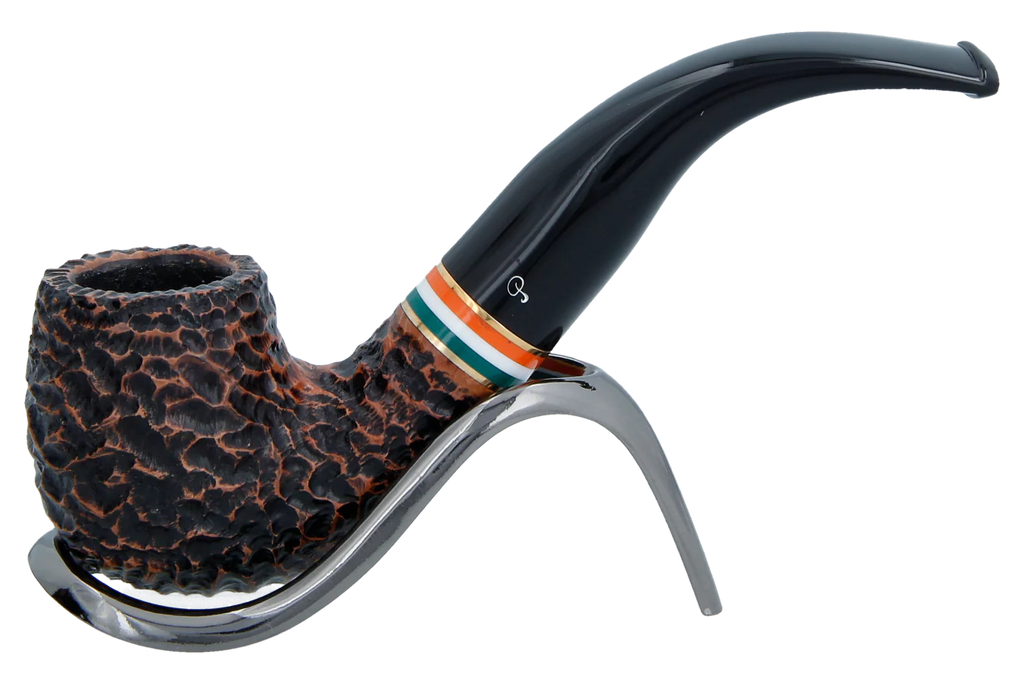 Peterson of Dublin St. Patrick's Day 2023 Limited Edition Rusticated Briar Smoking Pipe - Shape 221