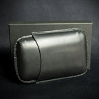 Artamis Black Leather Cigar Case - 3 Robustos