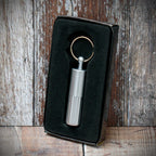 Compact Double Punch Cigar Tool 10mm & 12mm - Satin Silver