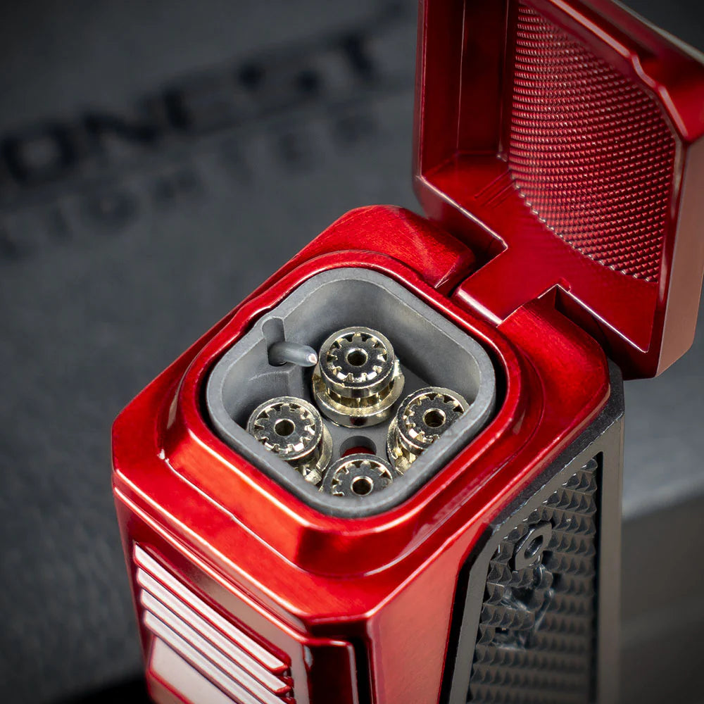 Honest Shakespeare Cigar Lighter - Red/Black