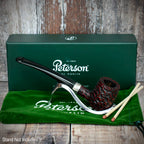 Peterson of Dublin Speciality Barrel Rustic Briar Smoke Pipe