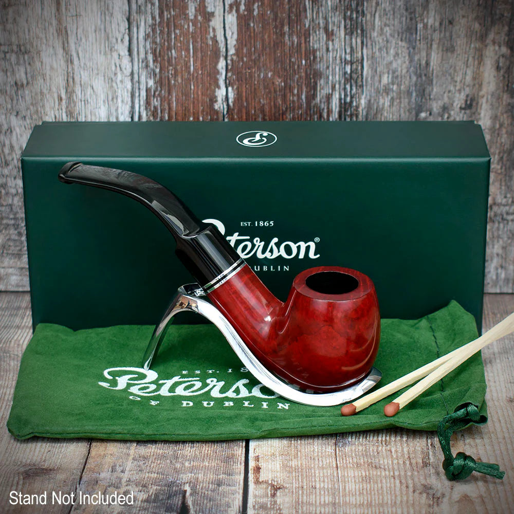 Peterson of Dublin Killarney Red Briar Smoking Pipe - Shape No.221