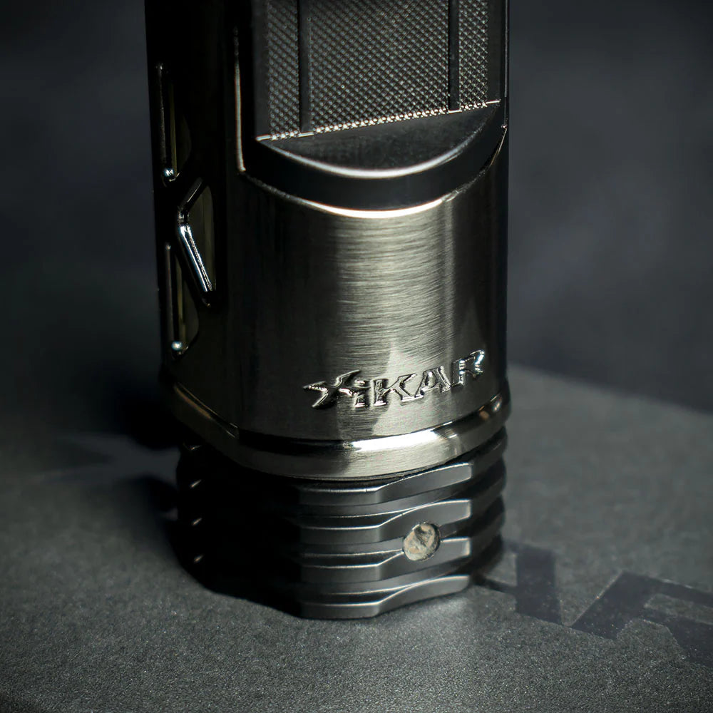 Xikar Tactical 1 Single Jet Flame Cigar Lighter -Gunmetal/ Black  551 GMBK