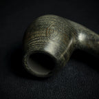 Smoke-King 9mm Black Beechwood Budget Pipe - Bent