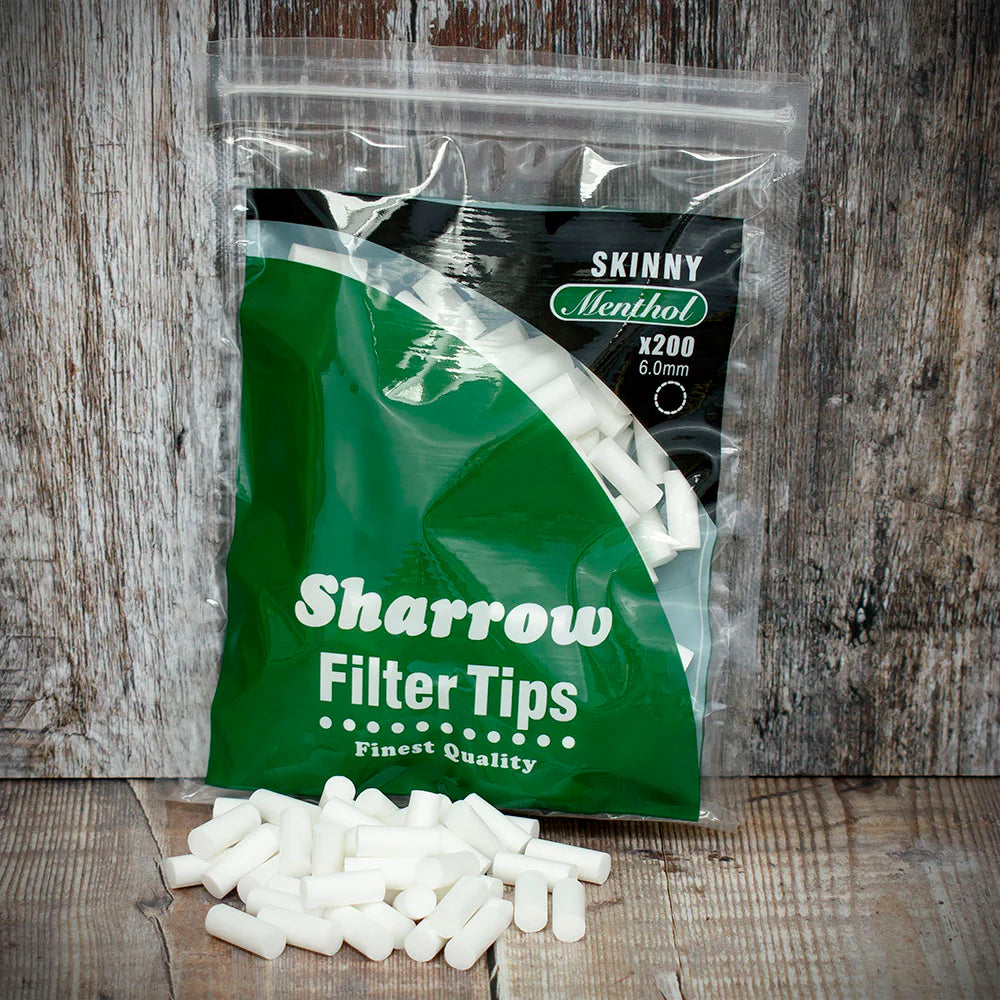 Wilsons Of Sharrow - Skinny Menthol Filter Tips - 200 Pack