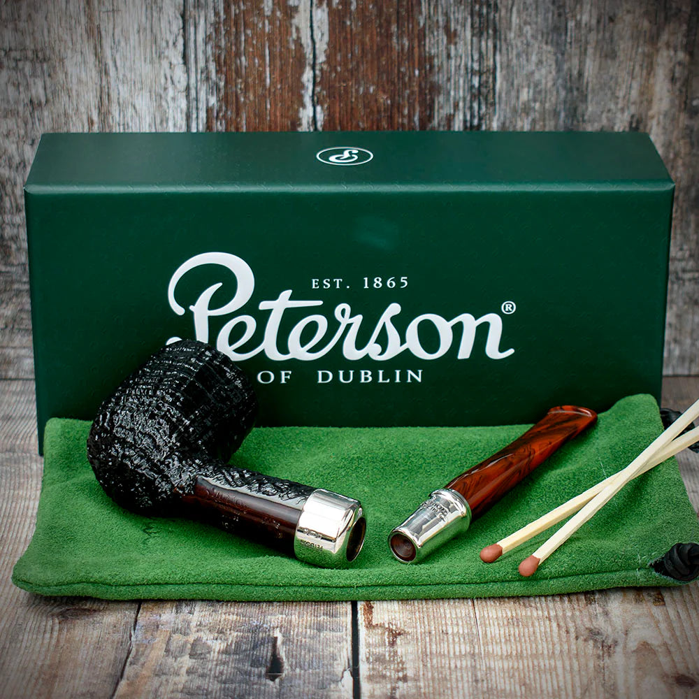 Peterson of Dublin Newgrange Spigot Briar Smoking Pipe - Shape 106