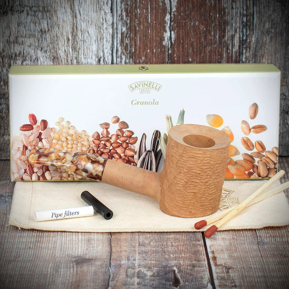Savinelli Granola Rustic 311 - 6mm Briar Pipe