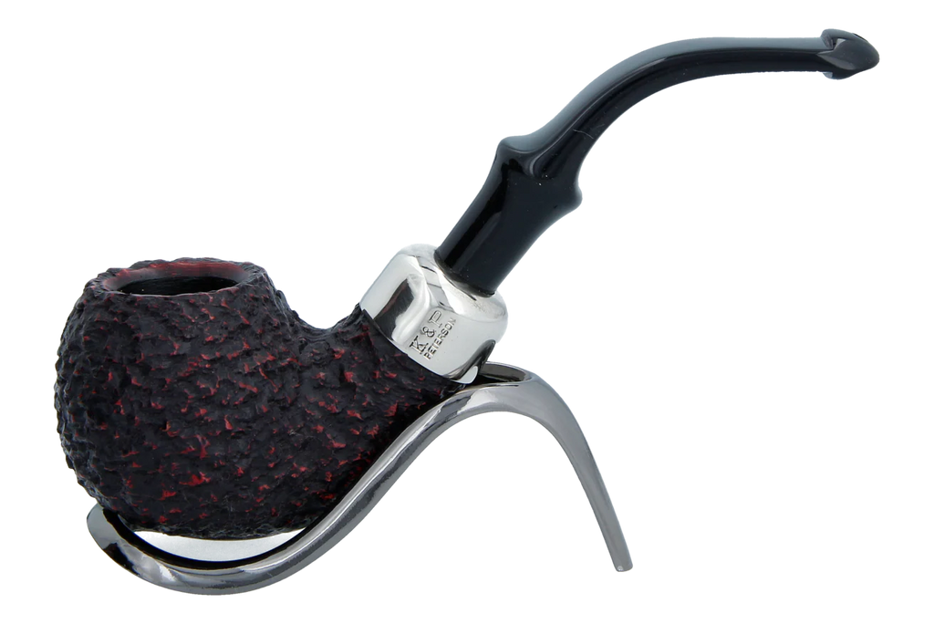 Peterson of Dublin System Rustic Briar Smoking Pipe - Shape No.302