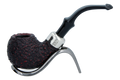 Peterson of Dublin System Rustic Briar Smoking Pipe - Shape No.302