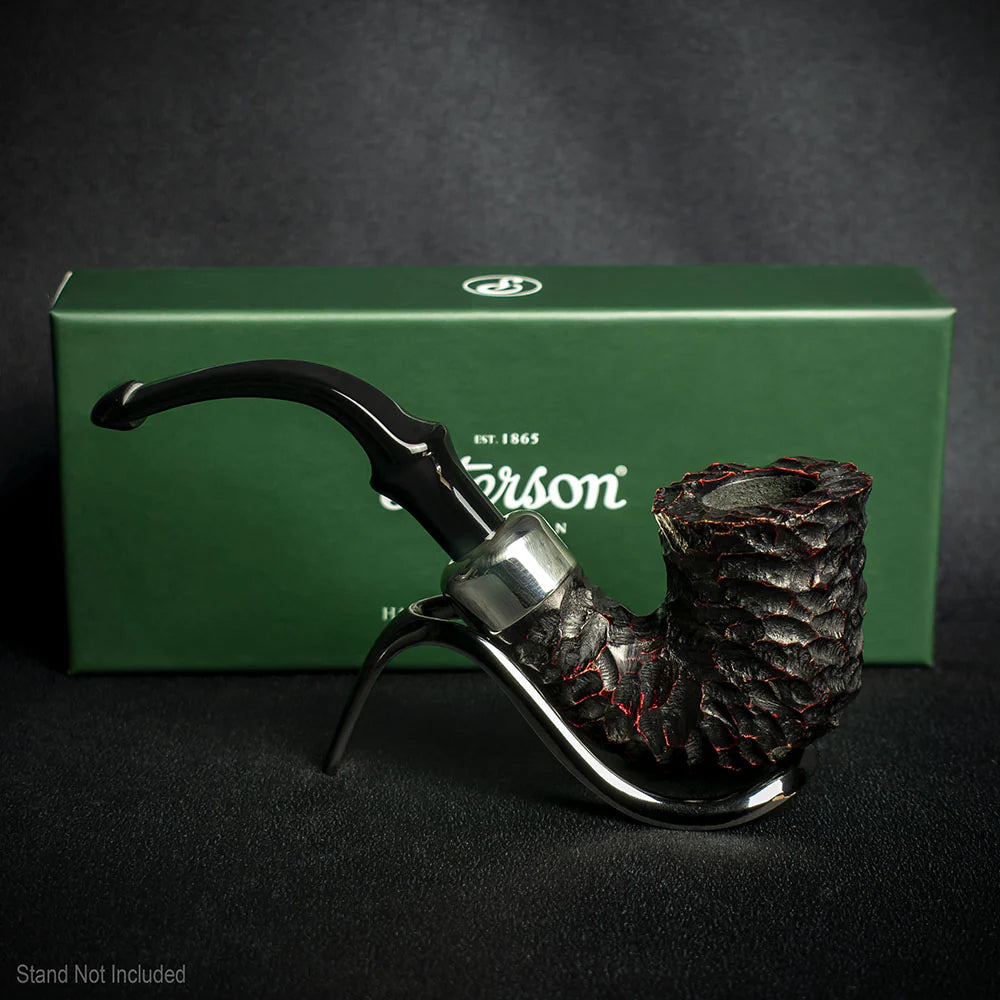 Peterson of Dublin System Rustic Briar Smoking Pipe - Shape No.XL315