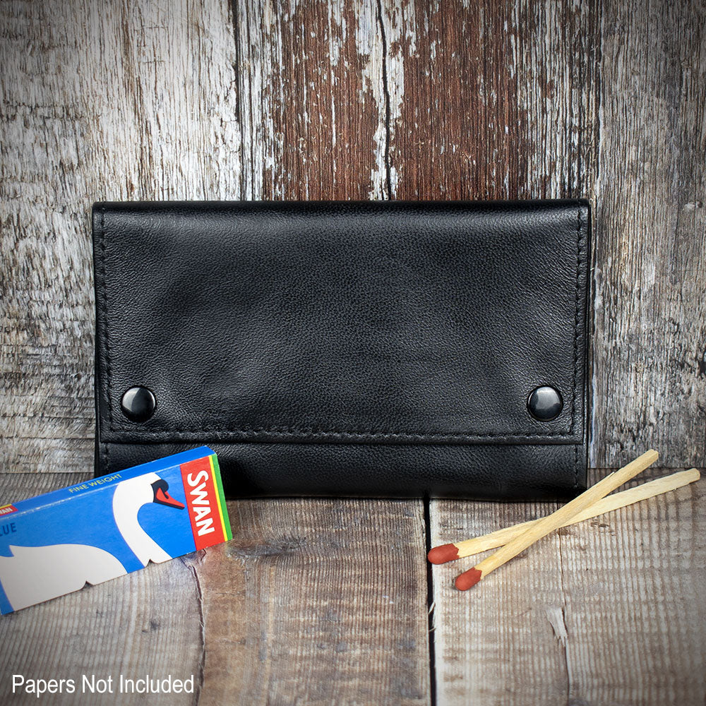Dr. Plumb Hand Rolling Tobacco Pouch - Black 35517