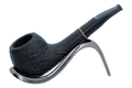 Savinelli Lollo Black (Nera) Sandblast 01 - 6mm Briar Pipe