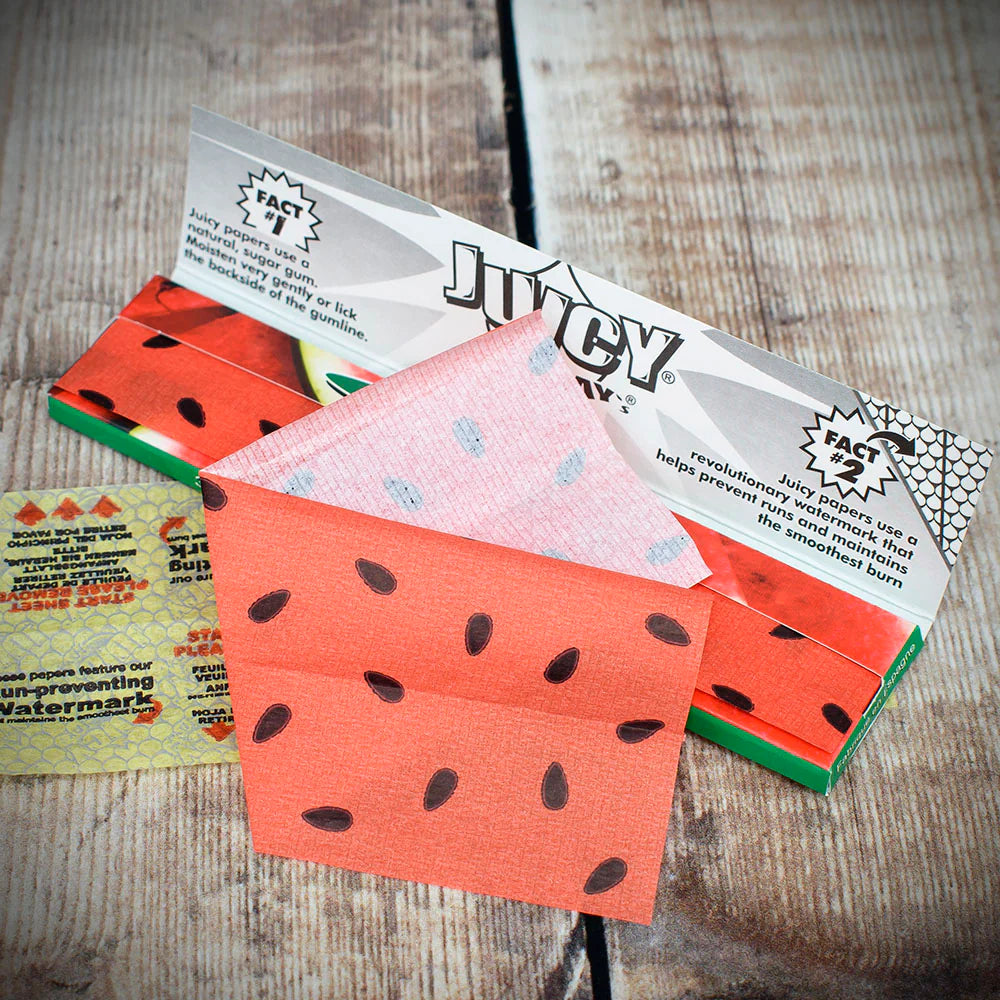 Juicy Jay's King Size Slim Rolling Papers - Watermelon