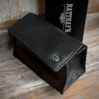 Rattray's Black Knight Leather Pipe Tobacco Pouch - Large Stand Up 3