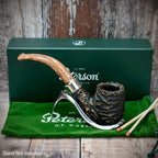 Peterson of Dublin Derry Rusticated Briar Smoking Pipe - Shape 69 - 9mm