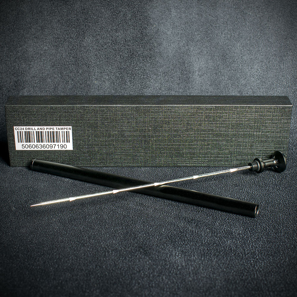 Extra Long Black Metal Cigar Drill Spike – Draw Enhancer Tool