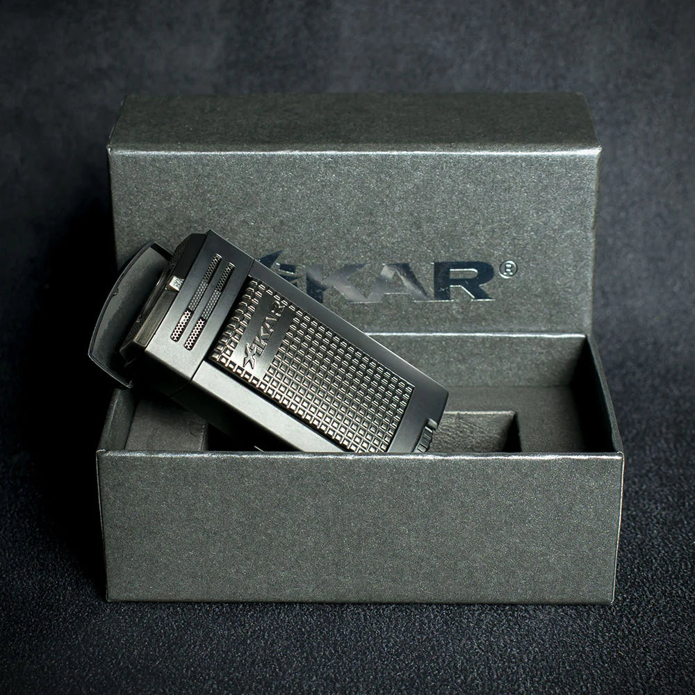 Xikar Ion Double Jet Flame Cigar Lighter - Black (607BK)