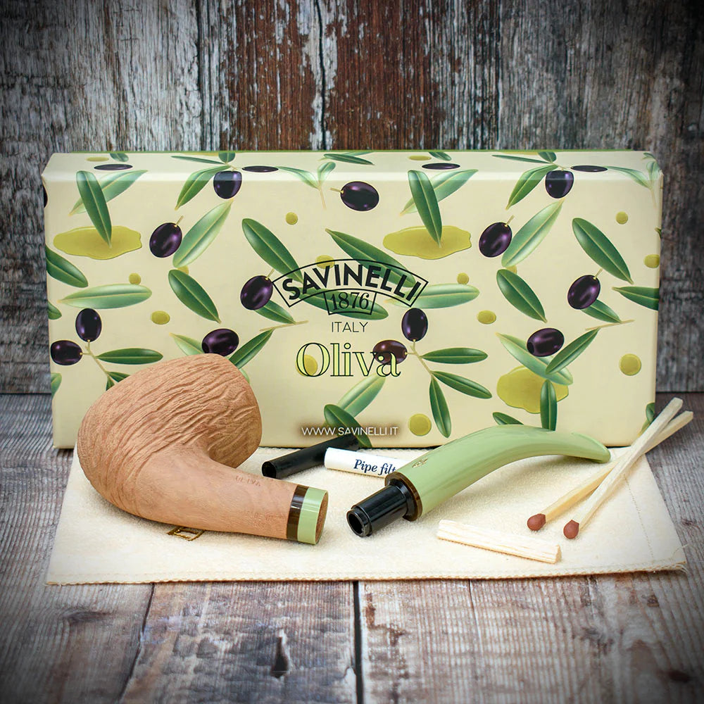 Savinelli Oliva Natural Rustic 606 - 6mm Pipe