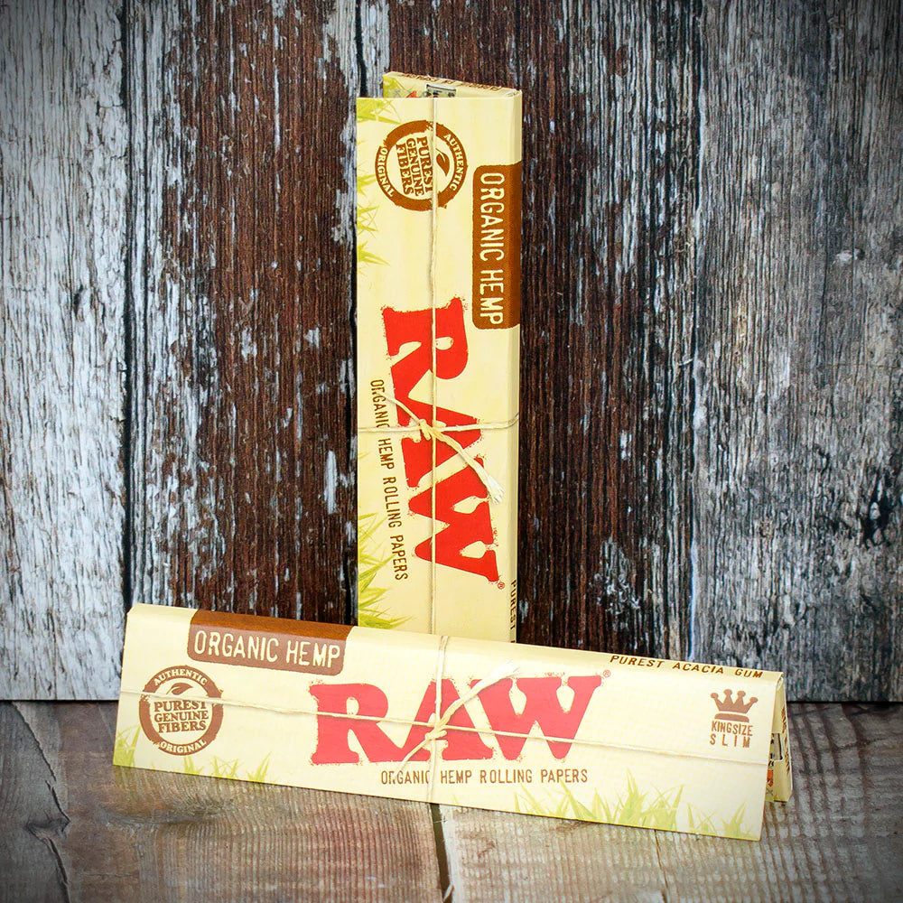 RAW | Organic King Size Slim Rolling Papers | Bundle of 2