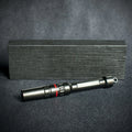Matte Black Metal Cigar Drill Spike Nubber & Double Punch - Draw Enhancer Tool