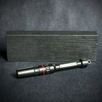 Matte Black Metal Cigar Drill Spike Nubber & Double Punch - Draw Enhancer Tool