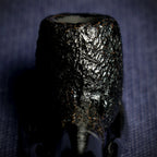 Savinelli Black Rusticated Churchwarden Briar Pipe - 901 6mm