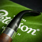 Peterson of Dublin Kildare Silver Mounted Briar Pipe  - Shape No.03 9mm Filter